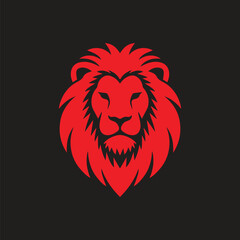 lion head vector illustration