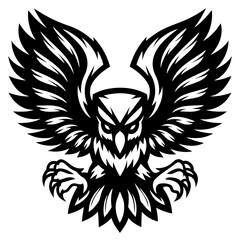 Obraz premium eagle wings tattoo design