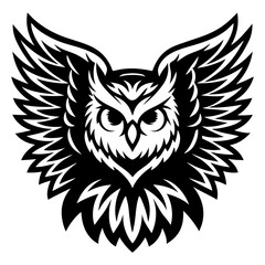 Obraz premium owl tattoo