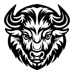 Obraz premium head of a buffalo 