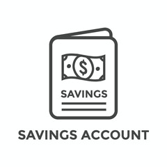 Savings Account Student Loan w Debt Forgiveness Icon