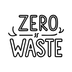 Zero waste lifestyle concept illustration design for eco friendly living and sustainability movement vector