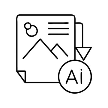 Download adobe illustrator ai file vector graphic design software icon for creative projects use