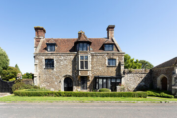 Winchelsea  east sussex uk 15 August 2023 The 14th century Armoury and 19th century Town Well in the small town of Winchelsea, East Sussex, UK