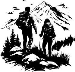 silhouette, illustration, vector, sport, woman, people, art, grunge, ski, design, drawing, tree, mountain, dance, men, snow, boy, cartoon, soccer, winter, ink