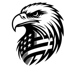 eagle, bird, illustration, vector, animal, cartoon, tattoo, head, mascot, wild, design, black, symbol, nature, wildlife, art, tribal, feather, beak, logo, hawk, animals, bald eagle, fly, icon