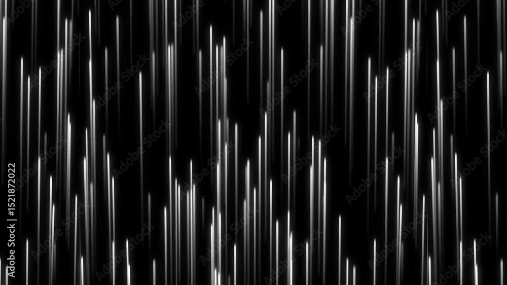Poster futuristic abstract colorful lines moving up in 4k glowing bright magical energy streaks and flying 