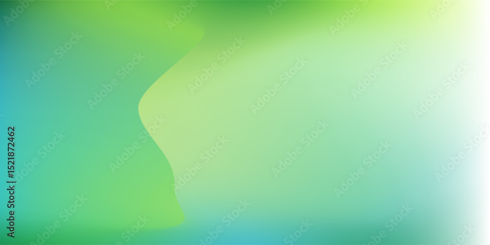 Poster gradient background green tones vector design in eps 10