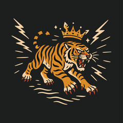 This lion logo features a bold and majestic design symbolizing strength, courage, and leadership. With sharp lines and a powerful stance, it’s ideal for sports teams, corporate brands, security compan