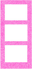 pink heart doodle photobooth frame