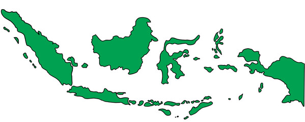 Map of  Indonesia