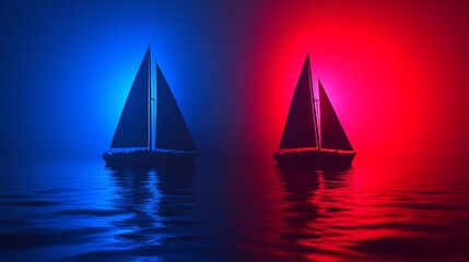 Naklejka premium A maritime vessel is surrounded by a wild cyclone with roaring flames, braving turbulent tides and gloomy atmosphere, symbolizing mayhem, vigor, and the desperate bid for survival