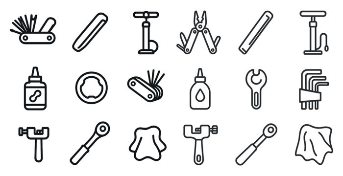 Essential bicycle maintenance tools and accessories for repair and care