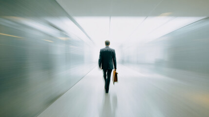 歩くビジネスマン
