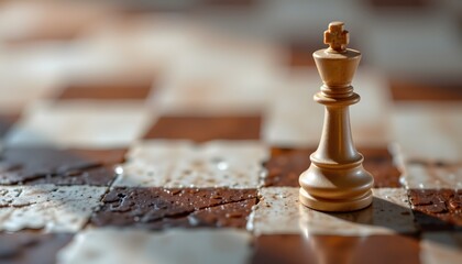 close up of chess piece surface carved texture and polish reflections, an over the shoulder shot from side profile in crystal clear style, subject on the right with copy space on the left