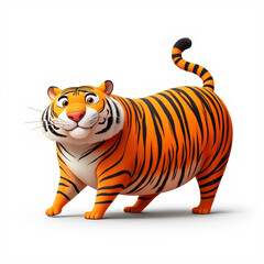 Obraz premium tiger vector illustration