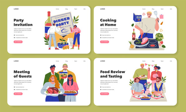 Invitation Party and Home Cooking Gathering