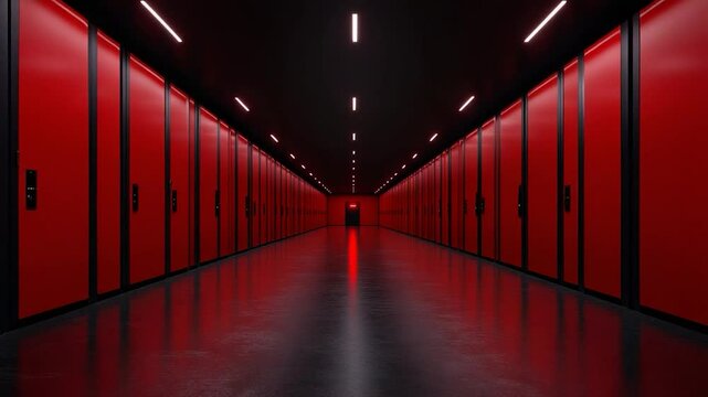 Crimson Corridor: A Mysterious Red Hallway