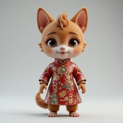 Royal Blossom: The Elegant Fox