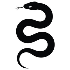 black and white snake