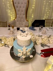 Sweet 16 Cake and Table Setting