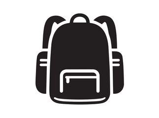 Backpack icon in trendy outline style design. Vector graphic illustration. Backpack icon for website design, logo, app, and ui. .EPS 10	
