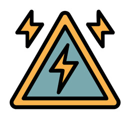 Electrical Hazard, High Voltage Warning, Lightning Bolt Icon, Danger Sign, Electricity Symbol, Power Warning, Energy Alert, Thunder Icon, Warning Triangle, Electrical Safety, Bolt of Electricity, Shoc