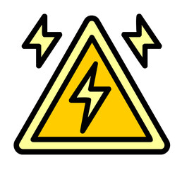 Electrical Hazard, High Voltage Warning, Lightning Bolt Icon, Danger Sign, Electricity Symbol, Power Warning, Energy Alert, Thunder Icon, Warning Triangle, Electrical Safety, Bolt of Electricity, Shoc