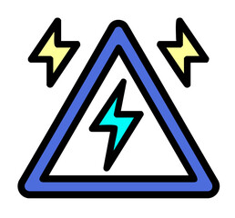 Electrical Hazard, High Voltage Warning, Lightning Bolt Icon, Danger Sign, Electricity Symbol, Power Warning, Energy Alert, Thunder Icon, Warning Triangle, Electrical Safety, Bolt of Electricity, Shoc