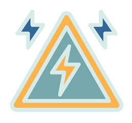 Electrical Hazard, High Voltage Warning, Lightning Bolt Icon, Danger Sign, Electricity Symbol, Power Warning, Energy Alert, Thunder Icon, Warning Triangle, Electrical Safety, Bolt of Electricity, Shoc