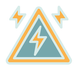 Electrical Hazard, High Voltage Warning, Lightning Bolt Icon, Danger Sign, Electricity Symbol, Power Warning, Energy Alert, Thunder Icon, Warning Triangle, Electrical Safety, Bolt of Electricity, Shoc