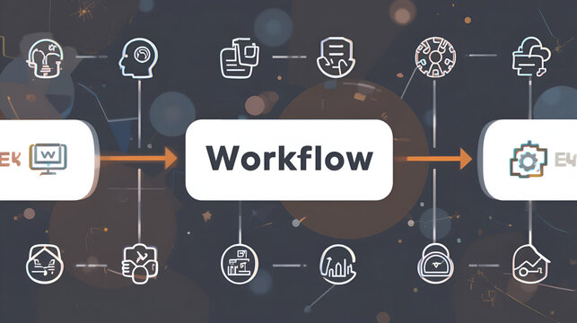 Workflow Vector  Or Logo Sign Symbol Illustration
