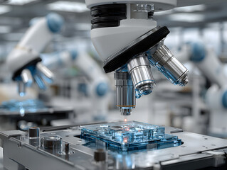 Microscope module with mechanical stage