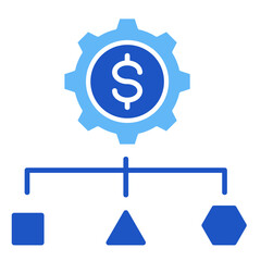 Cost Structure  Icon Element For Design	