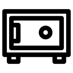 Digital marketing outline icon with clean minimalist lines