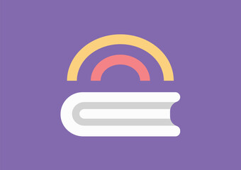 Fototapeta premium Modern eLearning vector illustration showing Perfect for online education, video tutorials, digital training, webinars, and back-to-school graphics.