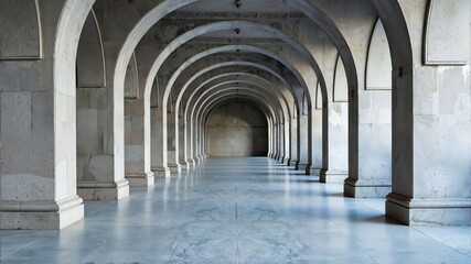 Obraz premium arches of the cathedral of st john the baptist