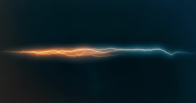 red and blue lightnings