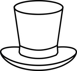 Elegant Top Hat Illustration
