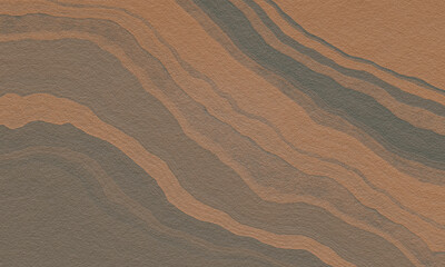Abstract soil and rock background. Brown weathered layered stone surface texture