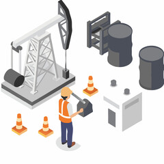 oil industry and gas pump
