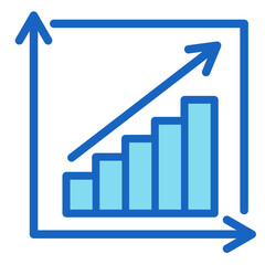 Scalable Growth  Icon Element For Design