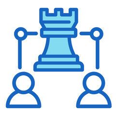 Strategic Alliance  Icon Element For Design	
