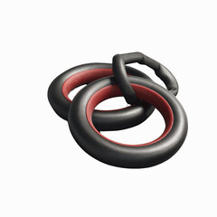 Interlocking Fitness Rings Strength, Balance, and Flexibility