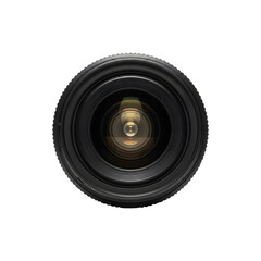 Camera lens viewed directly from the front
