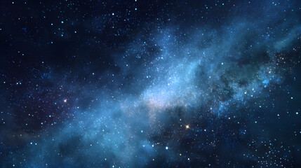 Stunning Starry Night Sky Wallpaper Soft Natural Light and Glowing Nebula