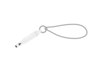 防災用ホイッスルのイラスト