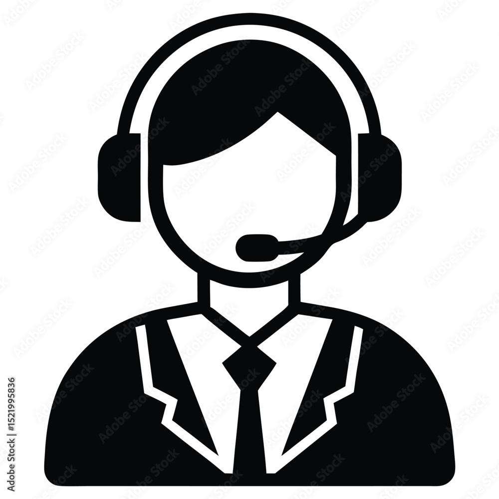 Poster call center agent element isolated time tracker on white backgroound