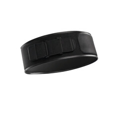 Black Weightlifting Belt Isolated on Green Transparent background