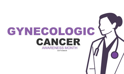 Gynecologic Cancer Awareness Month. Gynecologic cancer concept Background.